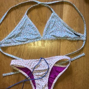 Jolyn Triangle Top and Brazilian bottoms.